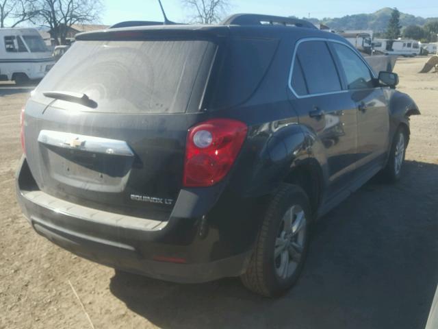 2GNALDEKXD6412802 - 2013 CHEVROLET EQUINOX LT BLACK photo 4