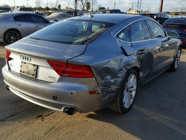 WAUYGAFCXDN049203 - 2013 AUDI A7 PREMIUM SILVER photo 4