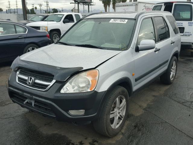 JHLRD78853C031362 - 2003 HONDA CR-V EX SILVER photo 2