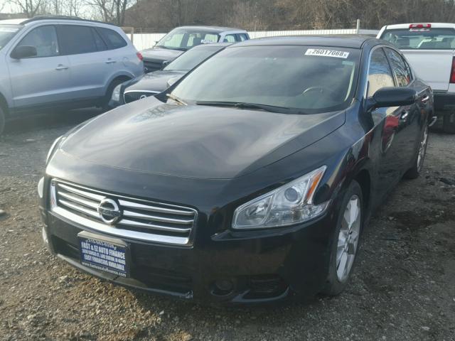 1N4AA5AP5DC804749 - 2013 NISSAN MAXIMA S BLACK photo 2