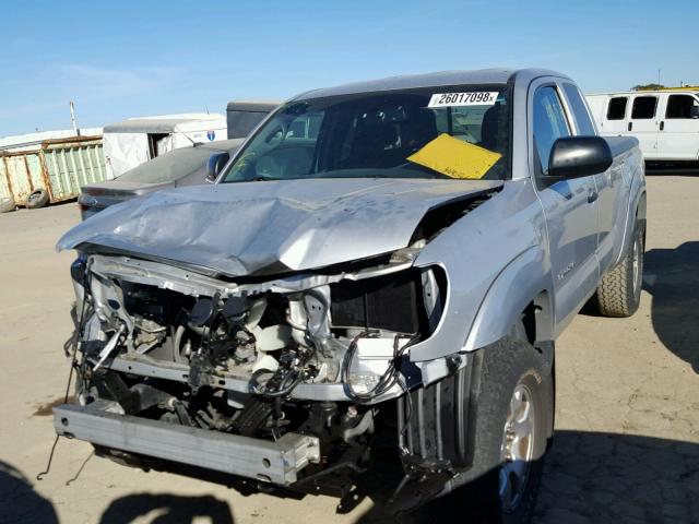 5TFTU4GN6DX050263 - 2013 TOYOTA TACOMA PRE SILVER photo 2