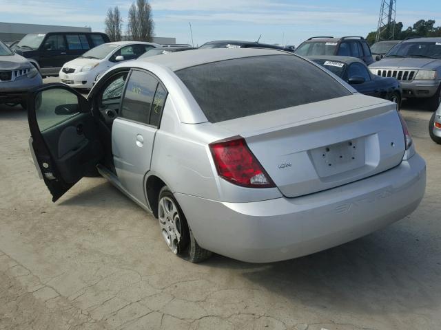 1G8AJ54F25Z110557 - 2005 SATURN ION LEVEL SILVER photo 3