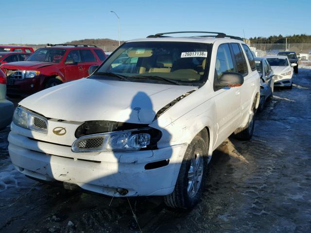 1GHDT13S622236701 - 2002 OLDSMOBILE BRAVADA WHITE photo 2