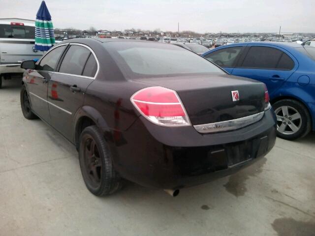 1G8ZS57N17F299709 - 2007 SATURN AURA XE BLACK photo 3