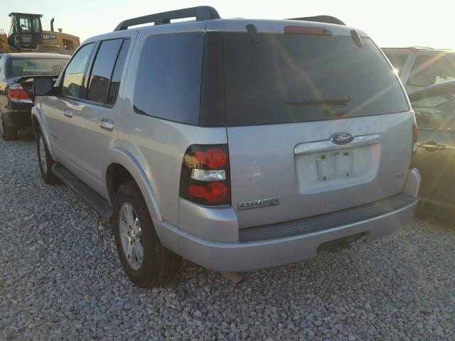 1FMEU63E37UB50977 - 2007 FORD EXPLORER X SILVER photo 3