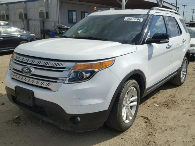 1FM5K7D81FGC62632 - 2015 FORD EXPLORER X WHITE photo 2