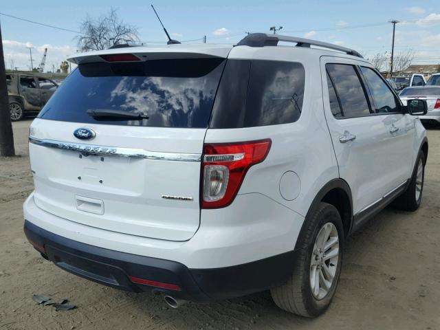 1FM5K7D81FGC62632 - 2015 FORD EXPLORER X WHITE photo 4