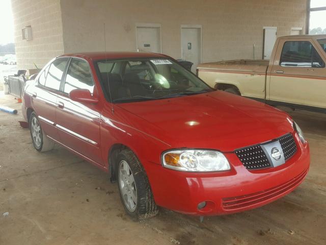 3N1CB51D46L489264 - 2006 NISSAN SENTRA 1.8 RED photo 1