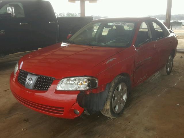 3N1CB51D46L489264 - 2006 NISSAN SENTRA 1.8 RED photo 2