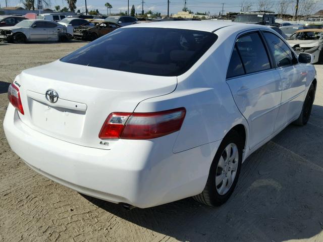 4T1BE46K49U845090 - 2009 TOYOTA CAMRY BASE WHITE photo 4