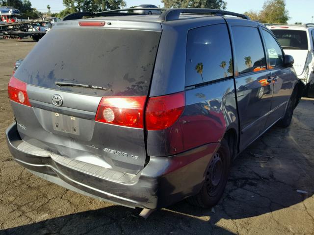 5TDZA23C36S555763 - 2006 TOYOTA SIENNA CE GRAY photo 4