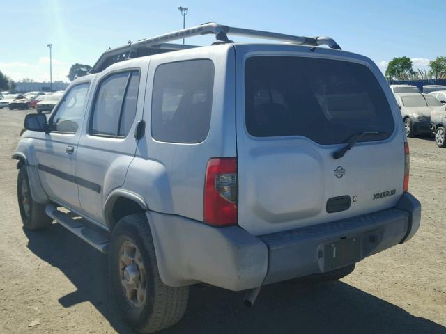 5N1ED28Y6YC512626 - 2000 NISSAN XTERRA XE SILVER photo 3