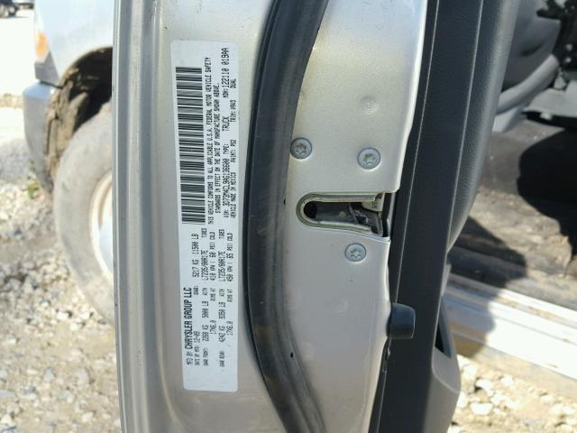 3D73M4CL9AG136600 - 2010 DODGE RAM 3500 SILVER photo 10