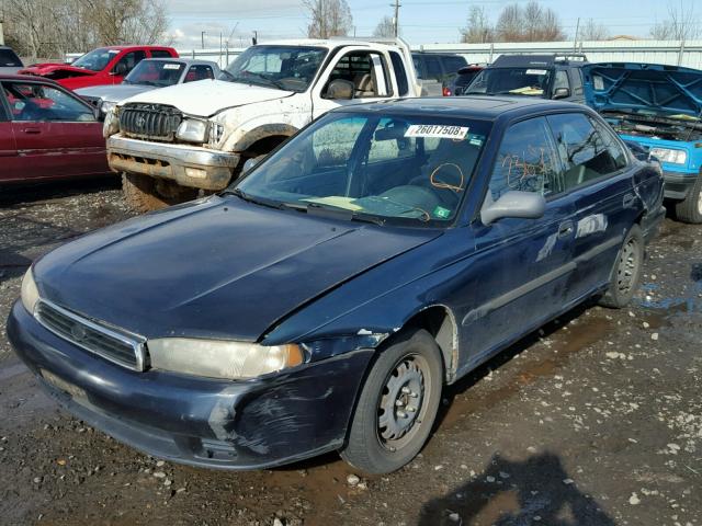 4S3BD6350S9217781 - 1995 SUBARU LEGACY L GREEN photo 2