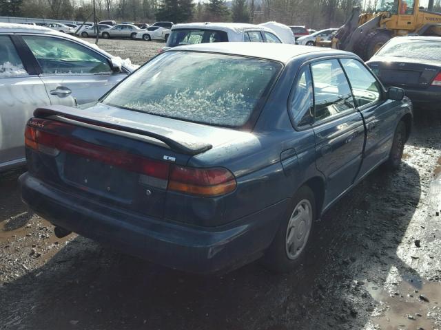 4S3BD6350S9217781 - 1995 SUBARU LEGACY L GREEN photo 4