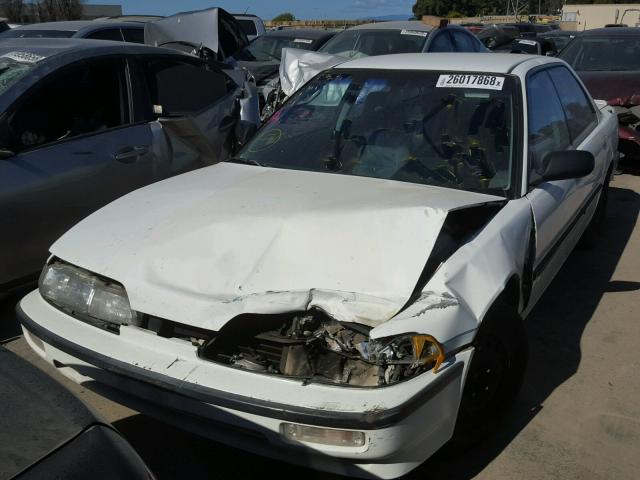 JH4DB1554LS035721 - 1990 ACURA INTEGRA LS WHITE photo 2