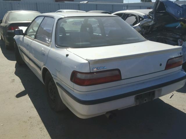 JH4DB1554LS035721 - 1990 ACURA INTEGRA LS WHITE photo 3