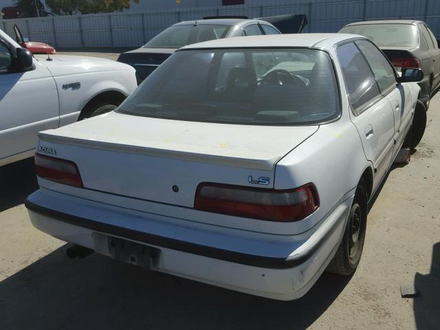 JH4DB1554LS035721 - 1990 ACURA INTEGRA LS WHITE photo 4