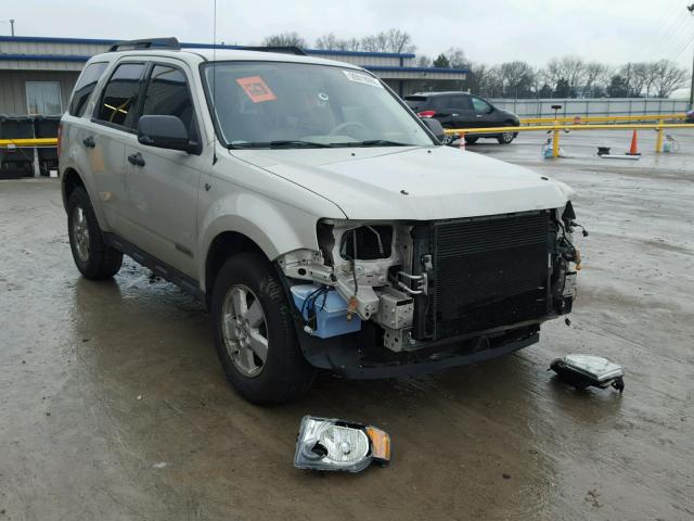 1FMCU03188KB83990 - 2008 FORD ESCAPE XLT BEIGE photo 1