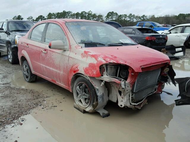 KL1TD5DEXAB047487 - 2010 CHEVROLET AVEO LS 红色 照片 1