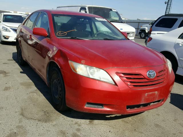 4T1BE46K77U073536 - 2007 TOYOTA CAMRY NEW BURGUNDY photo 1