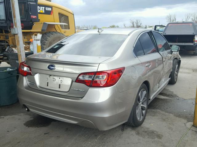 4S3BNBN67G3036361 - 2016 SUBARU LEGACY 2.5 TAN photo 4