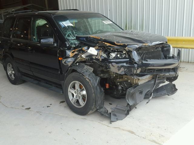 5FNYF28546B036362 - 2006 HONDA PILOT EX BLACK photo 1