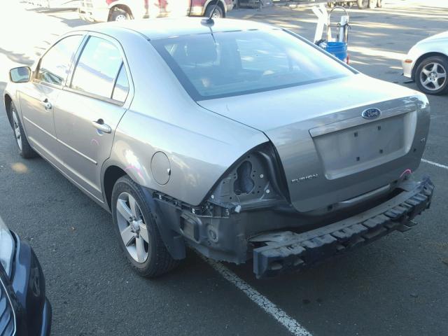 3FAHP07Z88R275877 - 2008 FORD FUSION SE GRAY photo 3