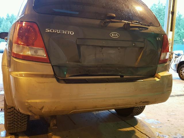 KNDJC733635119513 - 2003 KIA SORENTO EX GREEN photo 9