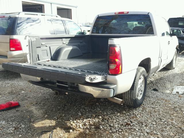 2GCEC19V641130571 - 2004 CHEVROLET SILVERADO SILVER photo 4