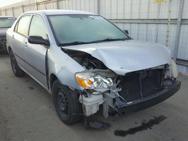 JTDBR32E552058786 - 2005 TOYOTA COROLLA CE SILVER photo 1