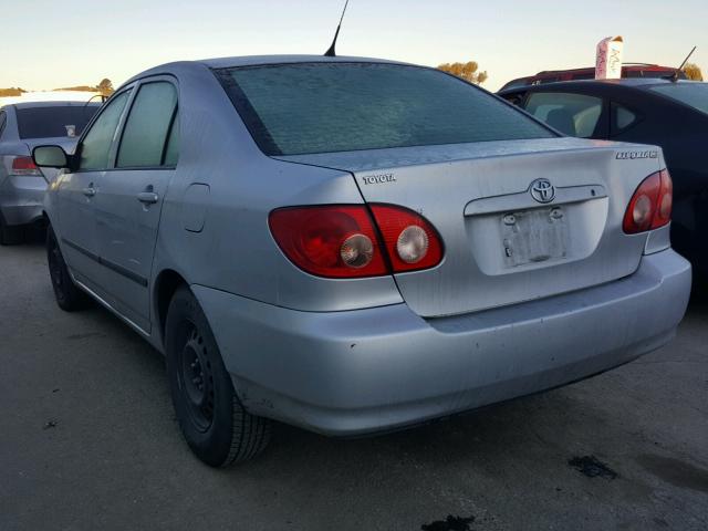 JTDBR32E552058786 - 2005 TOYOTA COROLLA CE SILVER photo 3