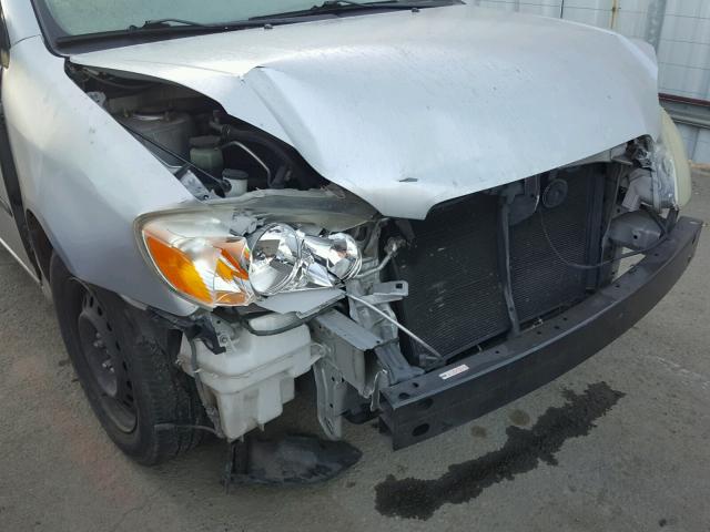 JTDBR32E552058786 - 2005 TOYOTA COROLLA CE SILVER photo 9