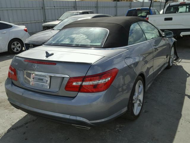 WDDKK7CF8BF104480 - 2011 MERCEDES-BENZ E 550 GRAY photo 4