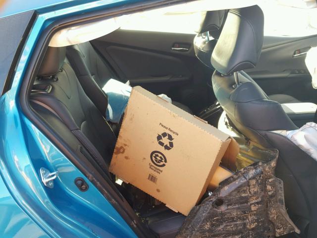 JTDKARFP5H3047971 - 2017 TOYOTA PRIUS PRIM ლურჯი ფოტო 6