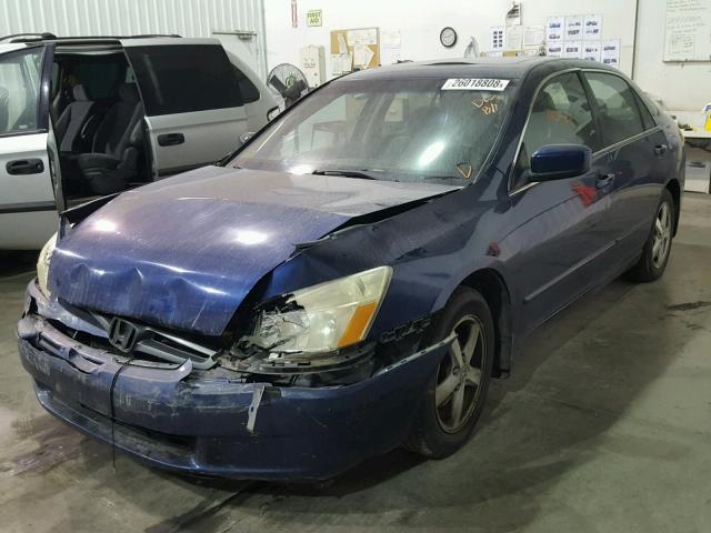 1HGCM56623A107271 - 2003 HONDA ACCORD EX BLUE photo 2