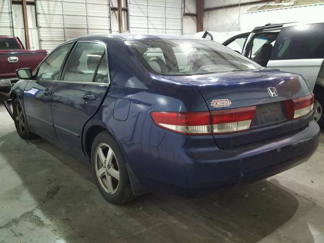 1HGCM56623A107271 - 2003 HONDA ACCORD EX BLUE photo 3