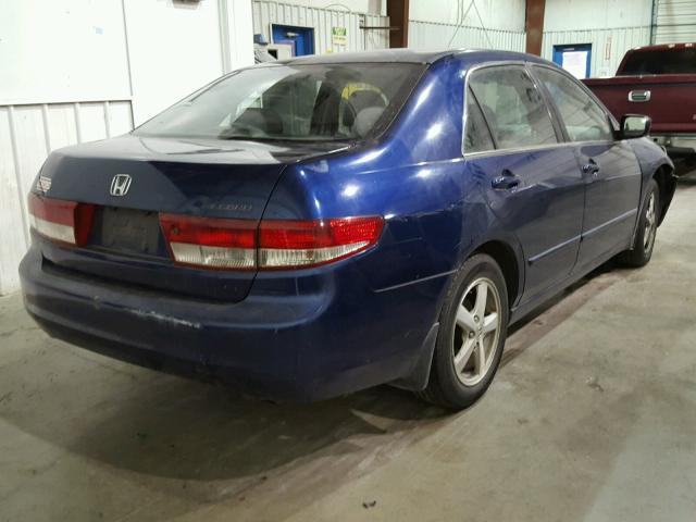 1HGCM56623A107271 - 2003 HONDA ACCORD EX BLUE photo 4