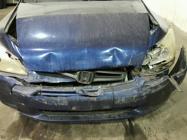 1HGCM56623A107271 - 2003 HONDA ACCORD EX BLUE photo 9