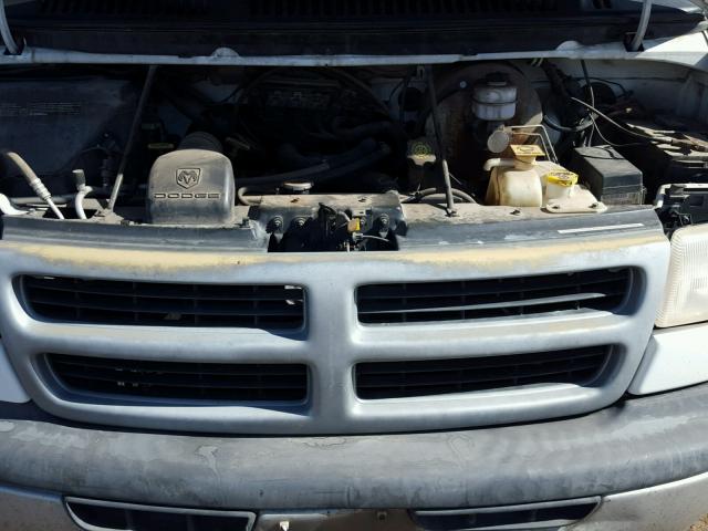 2B7HB11Y2XK571487 - 1999 DODGE RAM VAN B1 WHITE photo 7