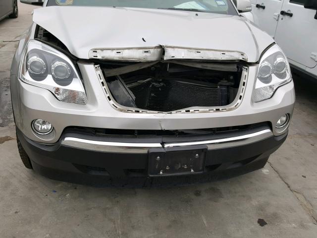 1GKER23718J228714 - 2008 GMC ACADIA SLT ვერცხლისფერი ფოტო 9