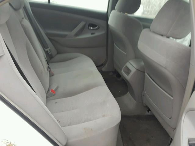 4T4BF3EK8BR119379 - 2011 TOYOTA CAMRY BASE WHITE photo 6