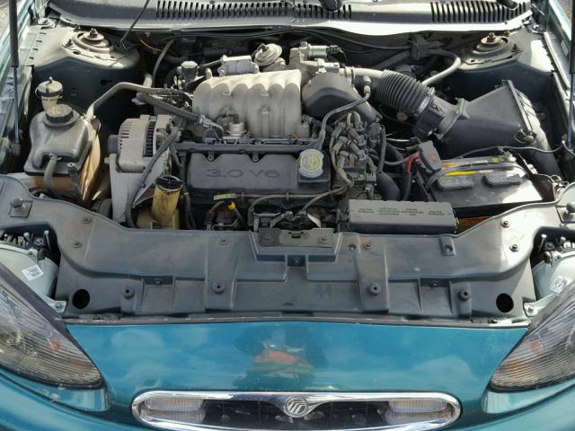 1MELM55U2VG634112 - 1997 MERCURY SABLE GS GREEN photo 7