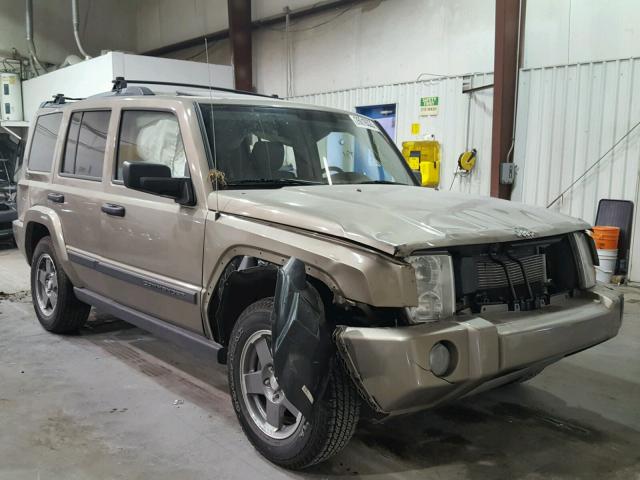1J8HH48N36C125853 - 2006 JEEP COMMANDER TAN photo 1