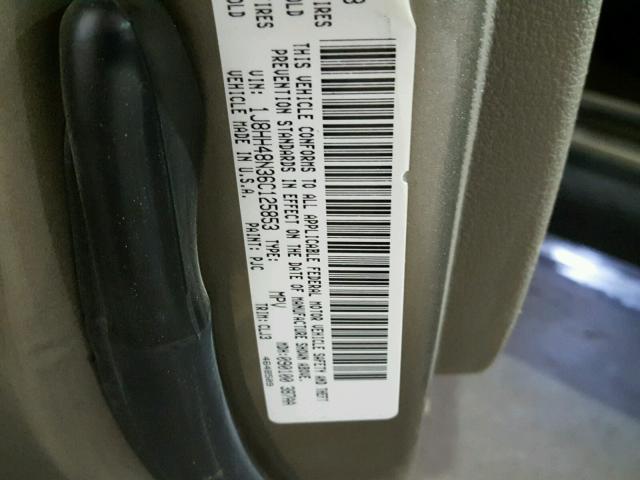 1J8HH48N36C125853 - 2006 JEEP COMMANDER TAN photo 10