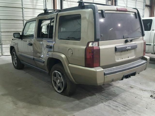 1J8HH48N36C125853 - 2006 JEEP COMMANDER TAN photo 3