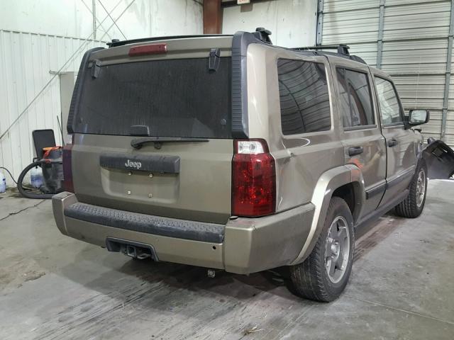 1J8HH48N36C125853 - 2006 JEEP COMMANDER TAN photo 4