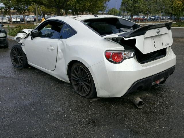 JF1ZNAA1XD2725904 - 2013 TOYOTA SCION FR-S თეთრი ფოტო 3