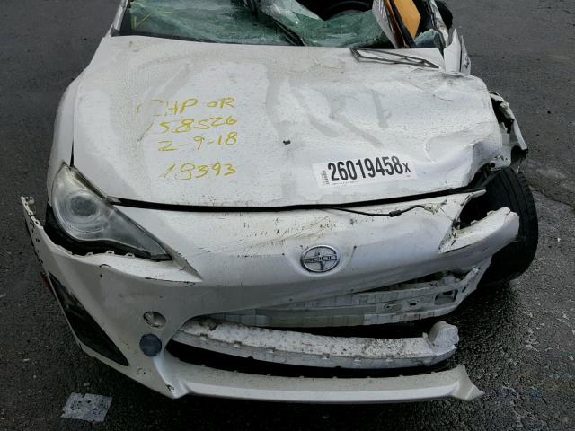 JF1ZNAA1XD2725904 - 2013 TOYOTA SCION FR-S თეთრი ფოტო 7