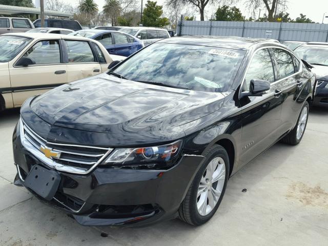 2G1115SL5F9143622 - 2015 CHEVROLET IMPALA LT BLACK photo 2